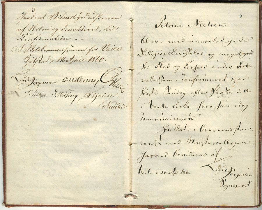 Petrine Nielsens skudsm&aring;lsbog - side 8-9