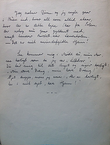 Digt af Otto Asmus Thomsen 1924