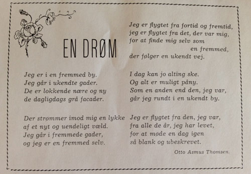 Digt: En Dr&oslash;m