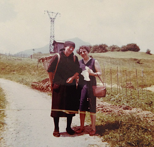 Alice p&aring; landet i Calalzo