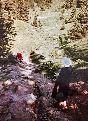 Vej fra Seebenalp til Tanneboden 1960