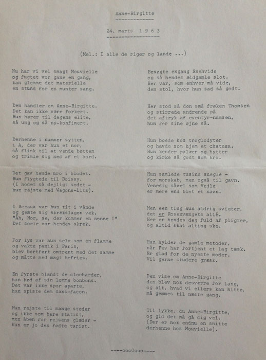 Asmus' sang til "Pus"' konfirmation: