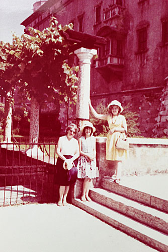 Alice med "Pev" og "Pus" i Trento, 1963