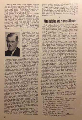 Asmus 25-&aring;rs jubil&aelig;um, omtale i "Pilestr&aelig;de" , 1964