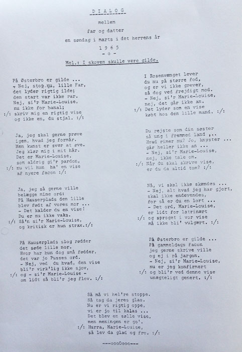 Sang til Pevs konfirmation 1965