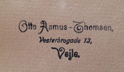 Otto Asmus Thomsens stempel