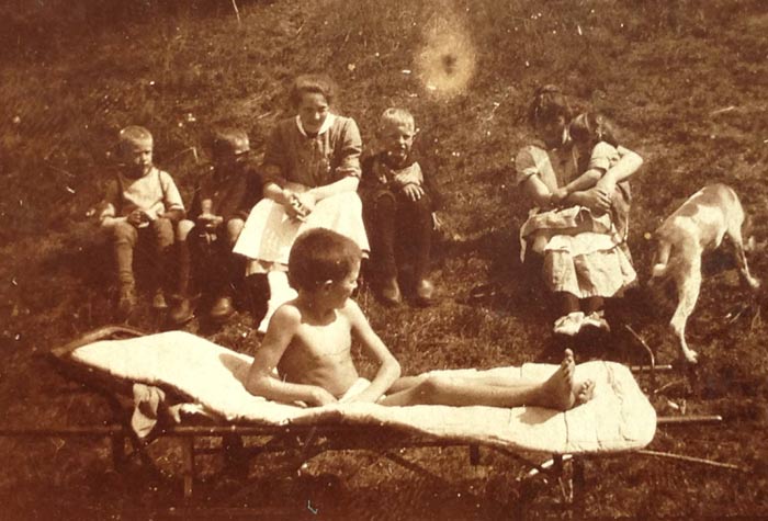 Fra Julem&aelig;rkesanatoriet ved Kolding Fjord 1920