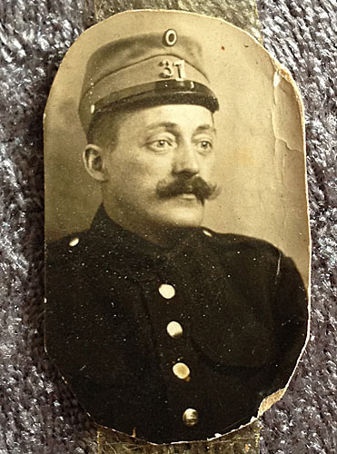 Severin Asmus Thomsen som soldat 1915
