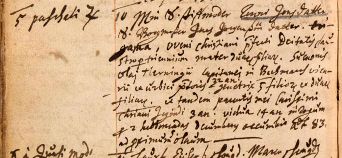 KB Ringkøbing Amt, Skodborg Herred, Lemvig Sogn: 1640-1753, opslag 189 (ao.salldata.dk), venstre side midt ned