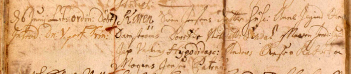 KB Ringkøbing Amt, Skodborg Herred, Lemvig Sogn: 1640-1753, opslag 97 (ao.salldata.dk), venstre side midt