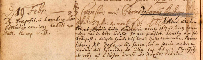 KB Ringkøbing Amt, Skodborg Herred, Lemvig Sogn: 1640-1753, opslag 197 (ao.salldata.dk), venstre side midt