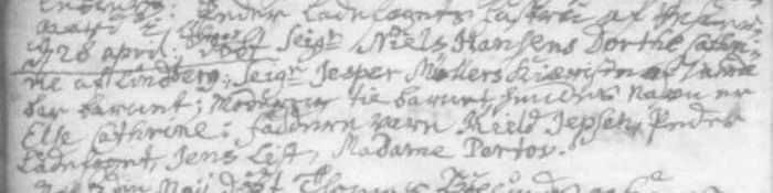 KKB Ribe, Nørre Horne, Strellev: 1757-1785, opslag 21