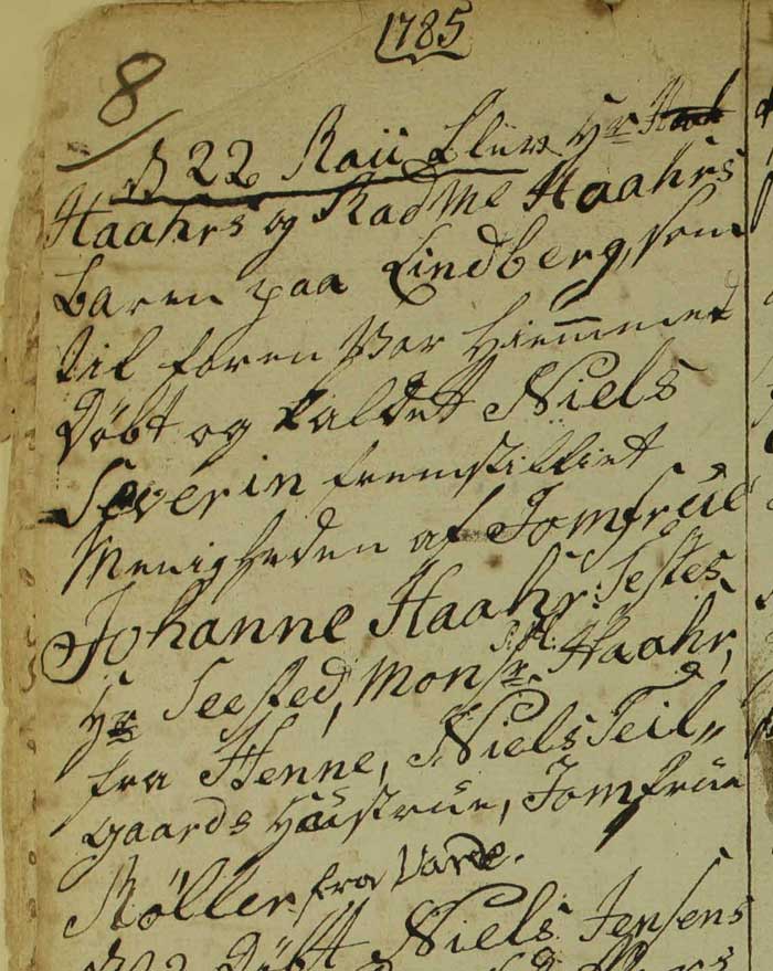 KB Ribe, Nørre Horne, Strellev: 1783-1802, opslag 8