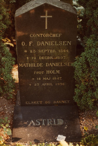 familiegravstedet p&aring; Garnisons Kirkeg&aring;rd